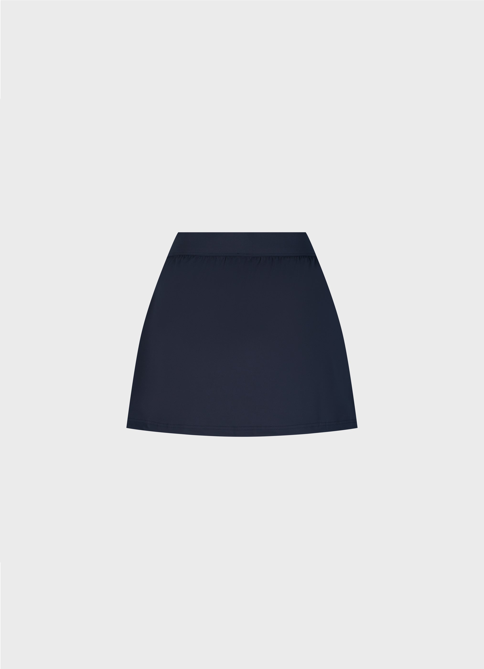 Logo Print Court Skirt - Navy Blue