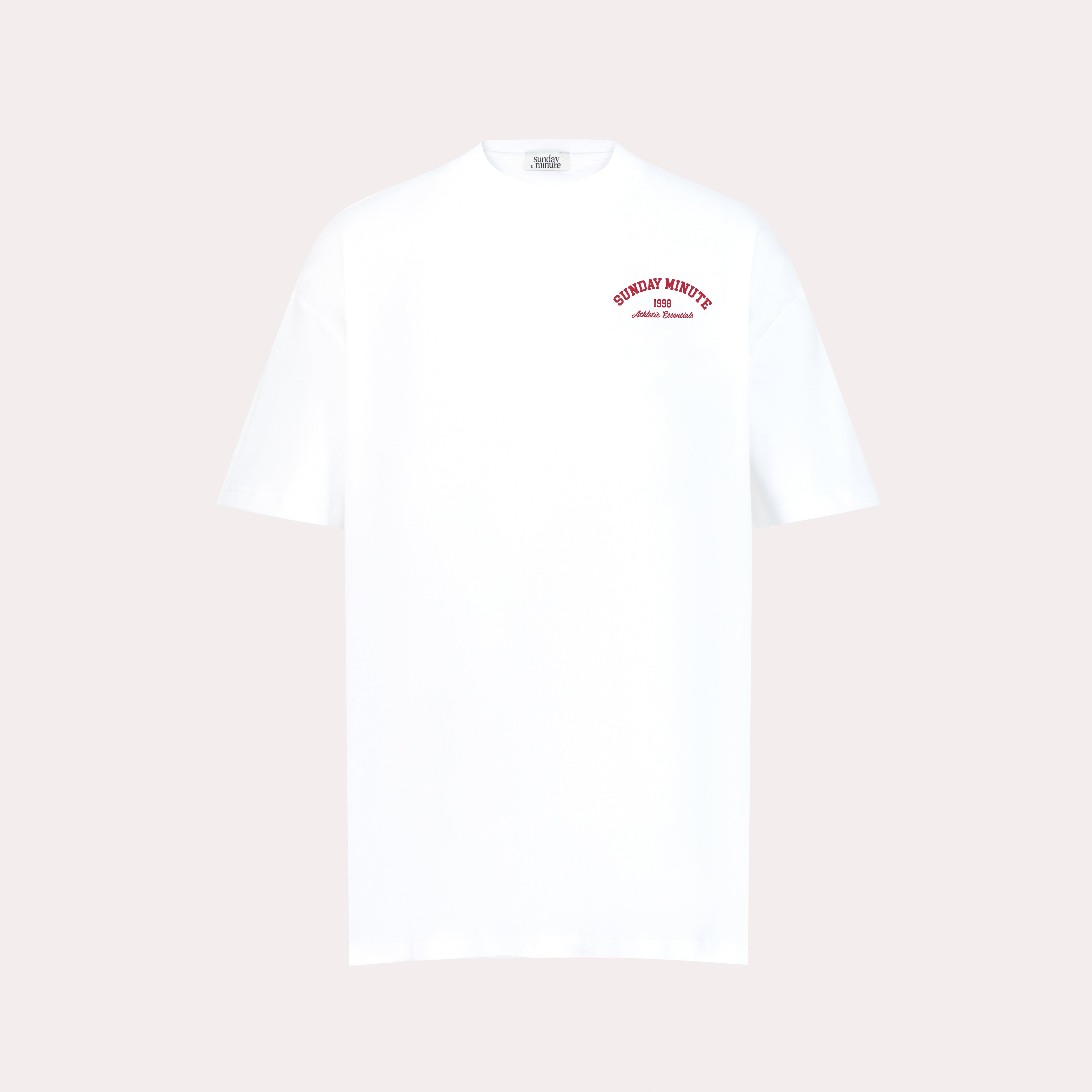 Oversized Athletic Essentials T-Shirt – White