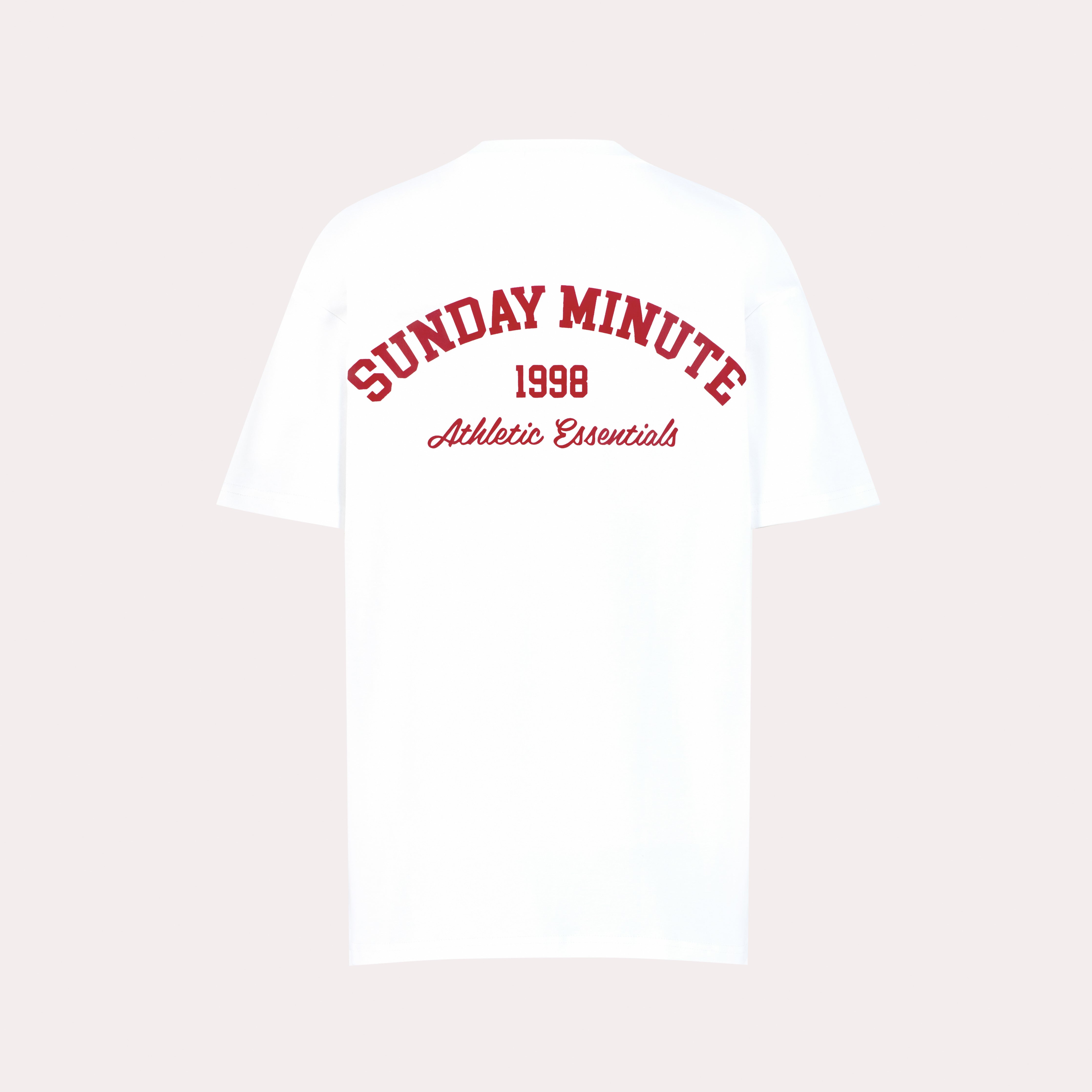 Oversized Athletic Essentials T-Shirt – White