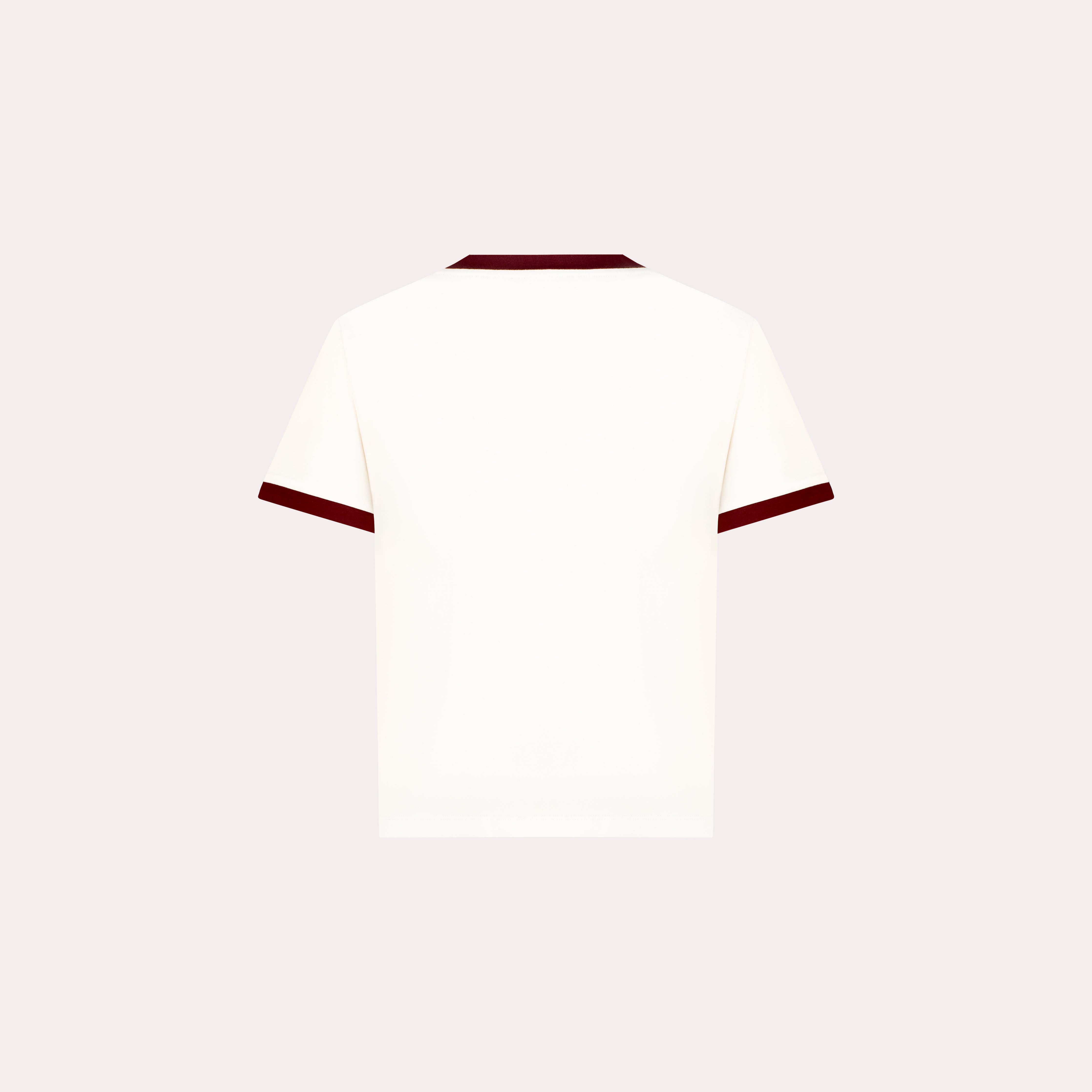 ‘98 Ringer Tee - White/Burgundy