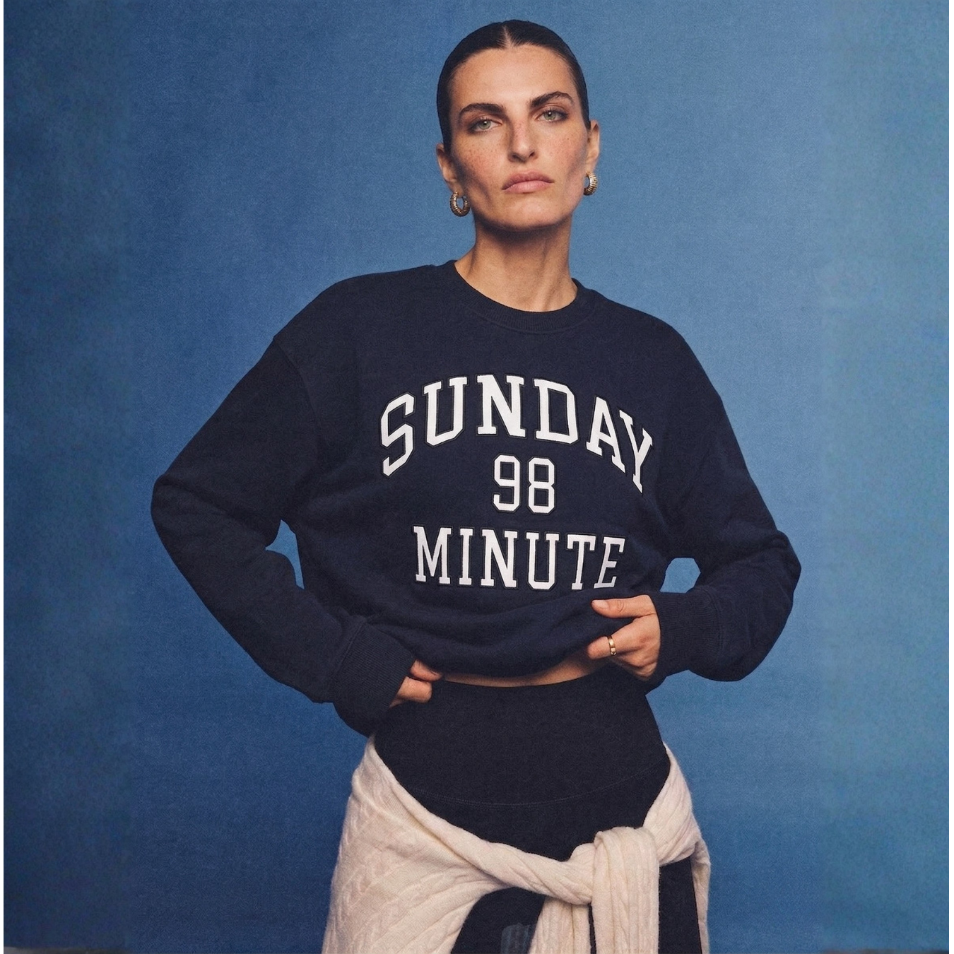 Collegiate Sweatshirt - Navy