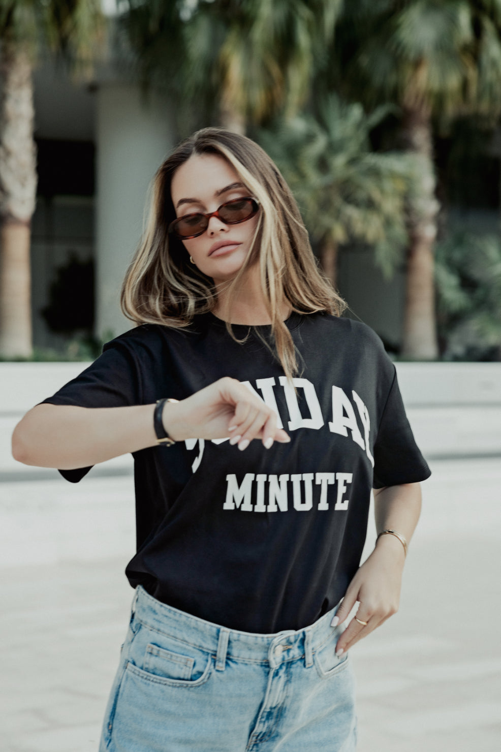 Logo Oversized T-Shirt - Black/White