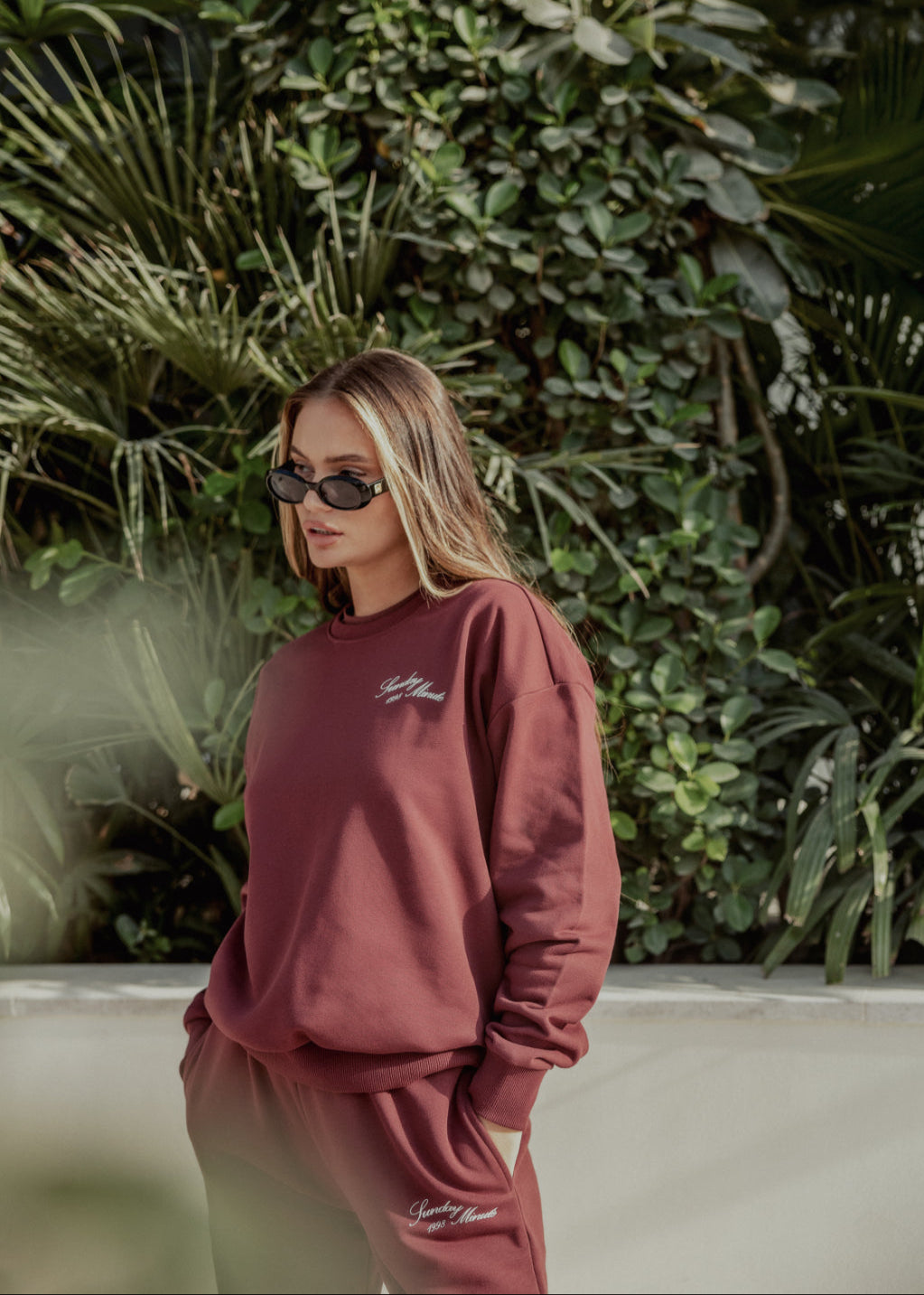 Retreat Sweatshirt - Burgundy