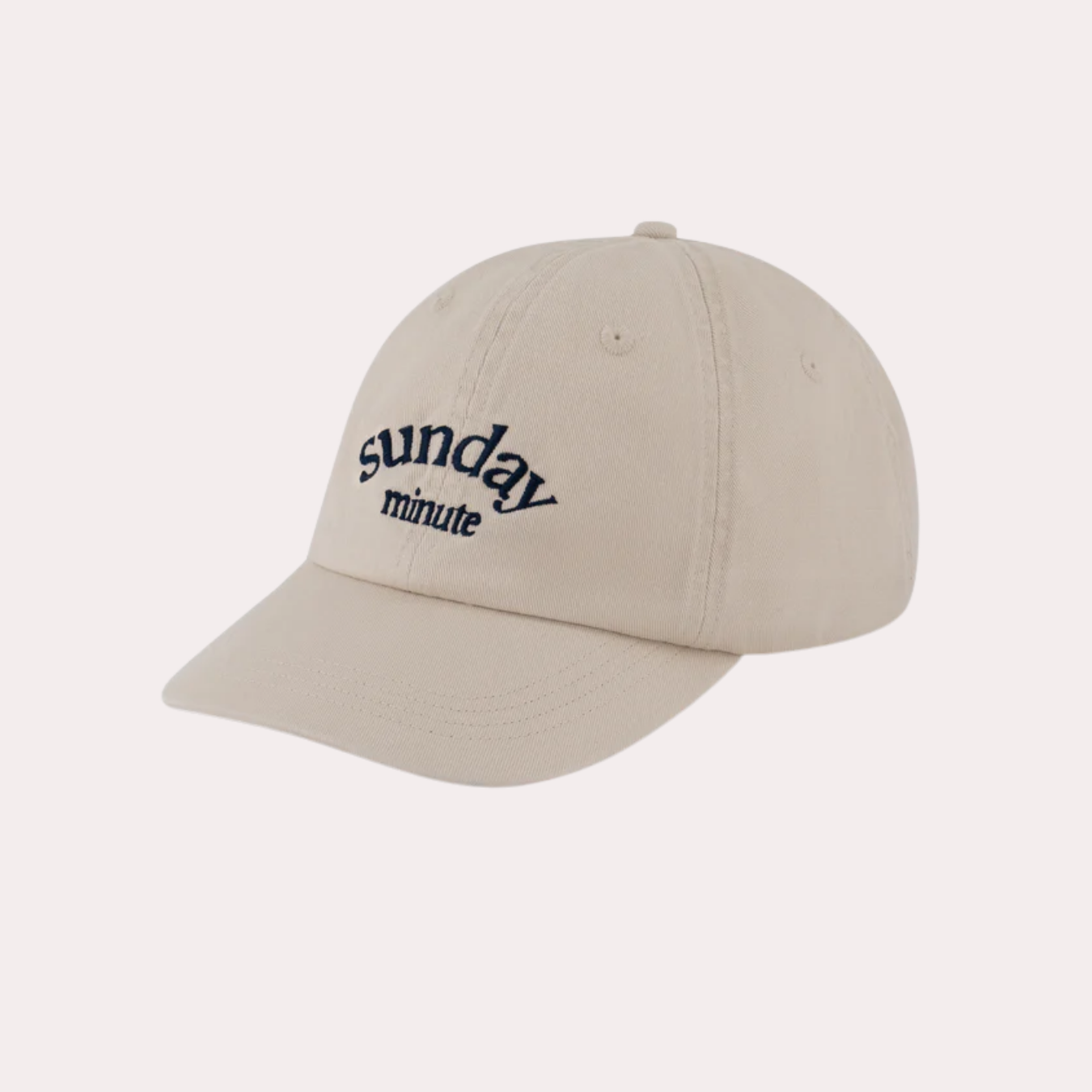 Weekend Cap - Beige/Navy Blue