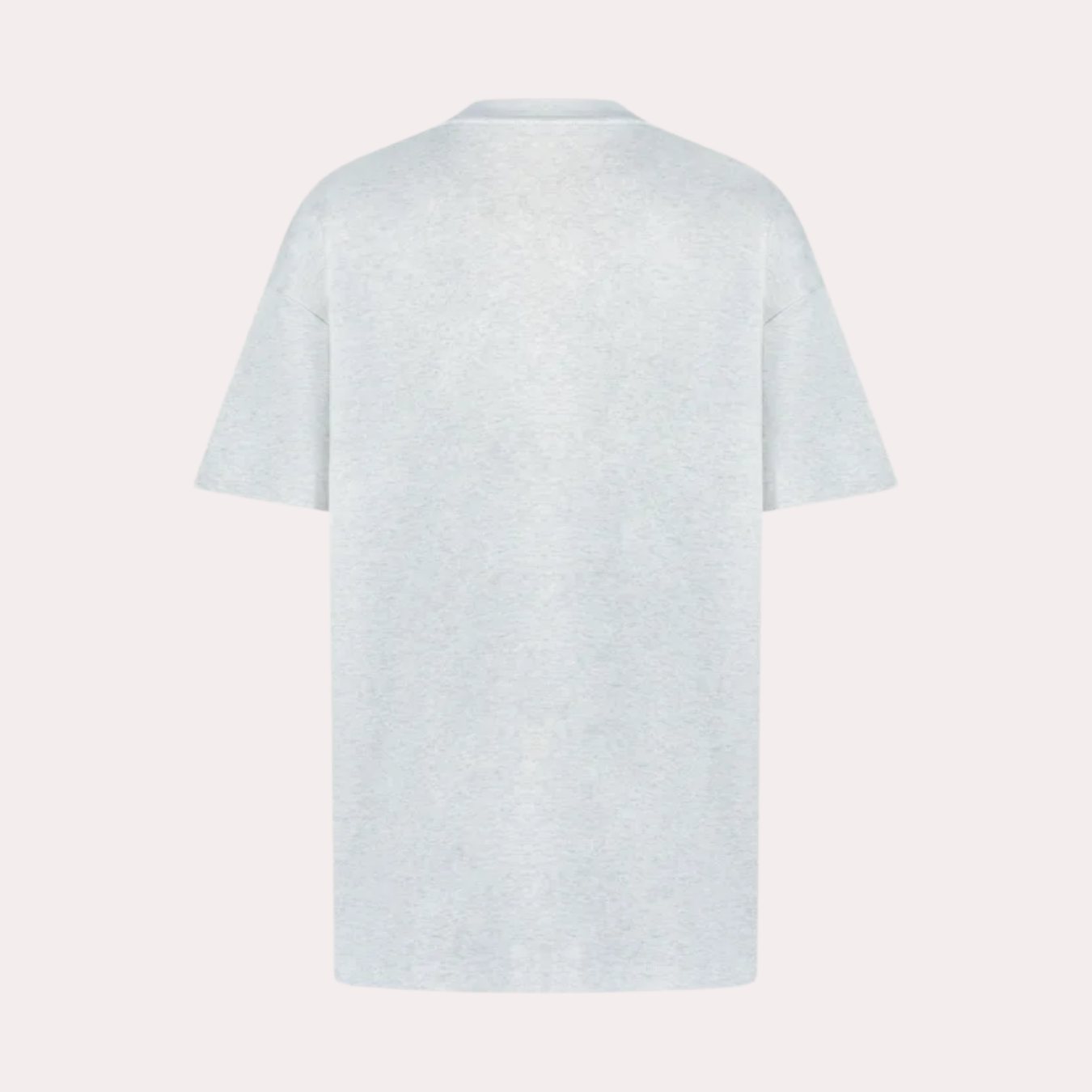 Oversized Collegiate T-Shirt - Heather Grey/Black