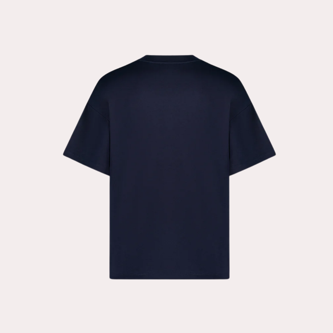 Short Sleeve T-Shirt - Navy Blue/Ivory