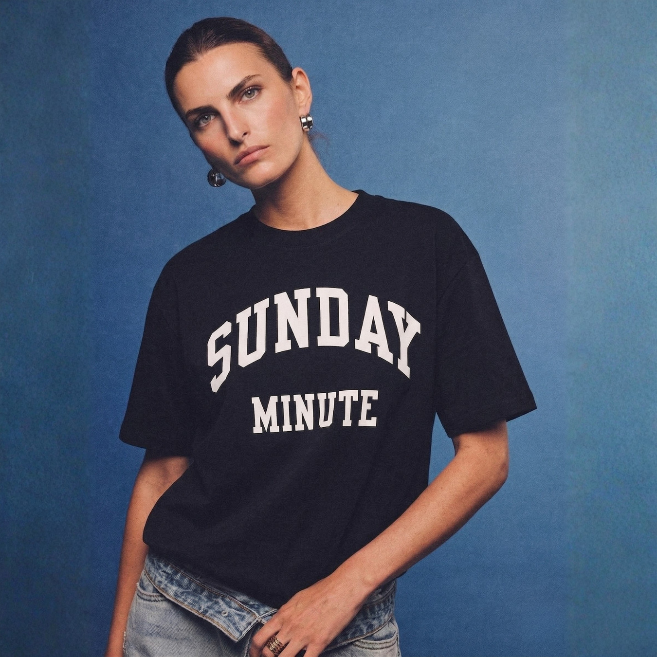 Logo Oversized T-Shirt - Black/White